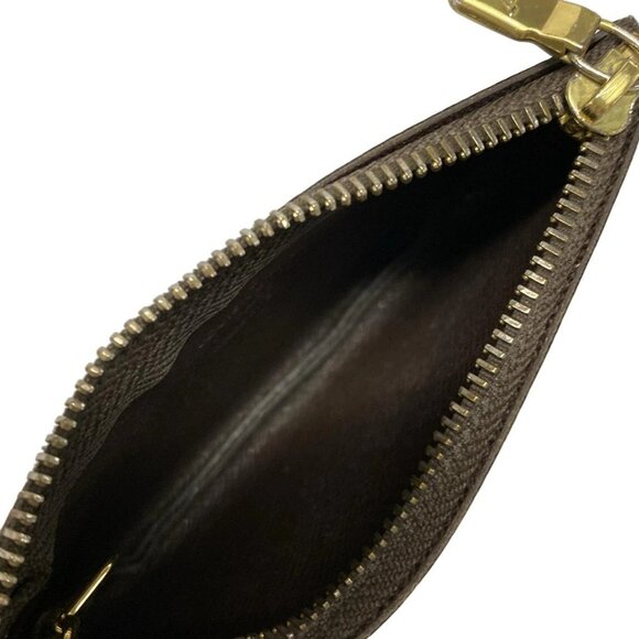 Auth LOUIS VUITTON Pochette Cle N62658 Ebene Damier - Picture 8 of 12